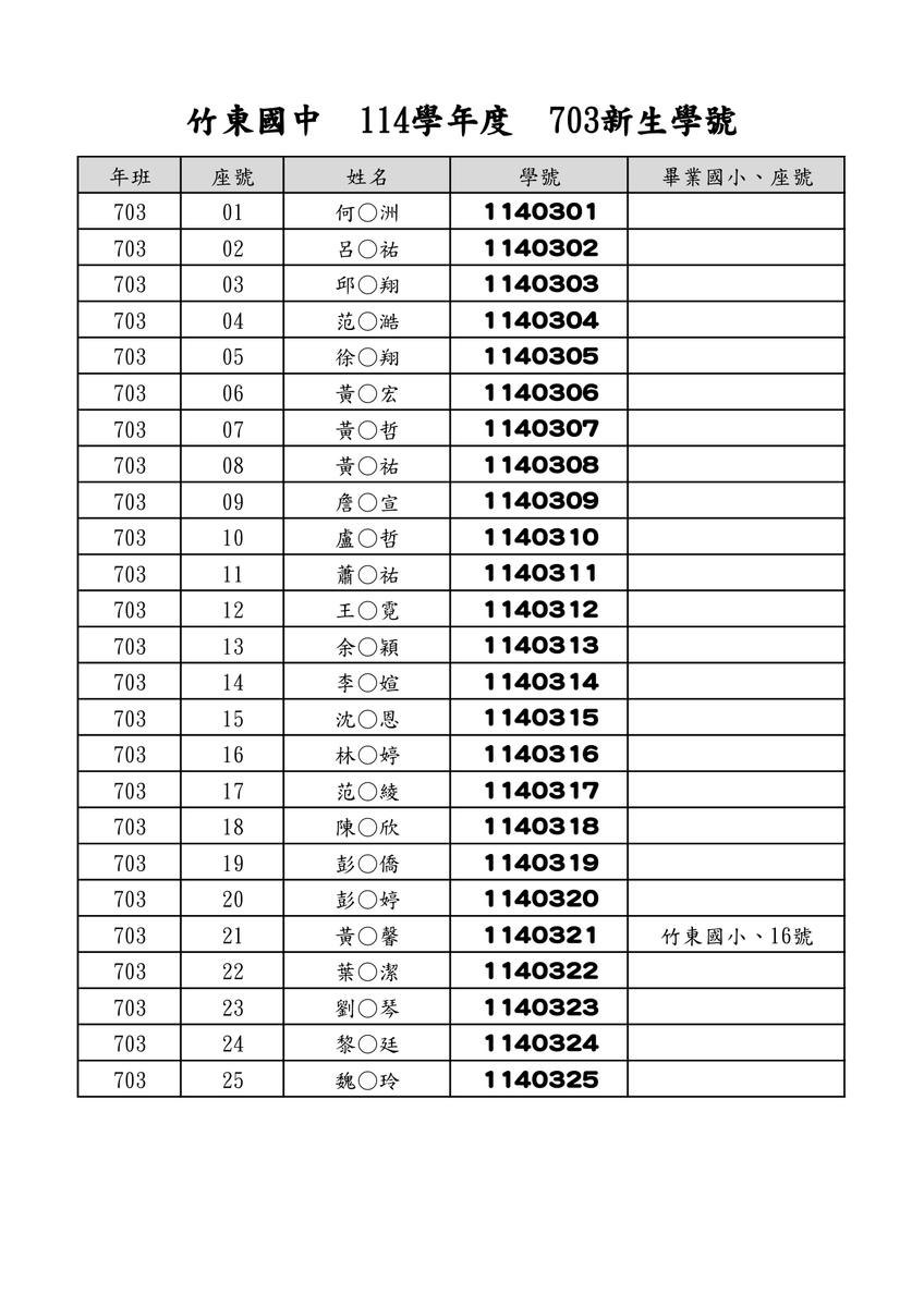 114 新生學號公告(另開新視窗/jpg檔)圖片