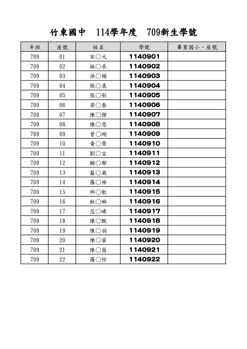 114 新生學號公告(另開新視窗/jpg檔)圖片